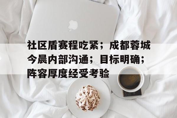 关于社区盾赛程吃紧；成都蓉城今晨内部沟通；目标明确；阵容厚度经受考验的信息-金年会登录入口